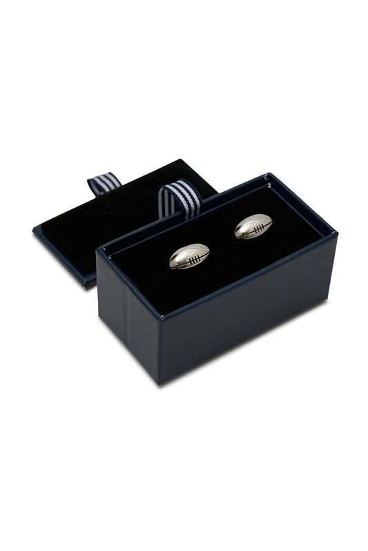 Rugby Ball Cuff Links - MJ BALE