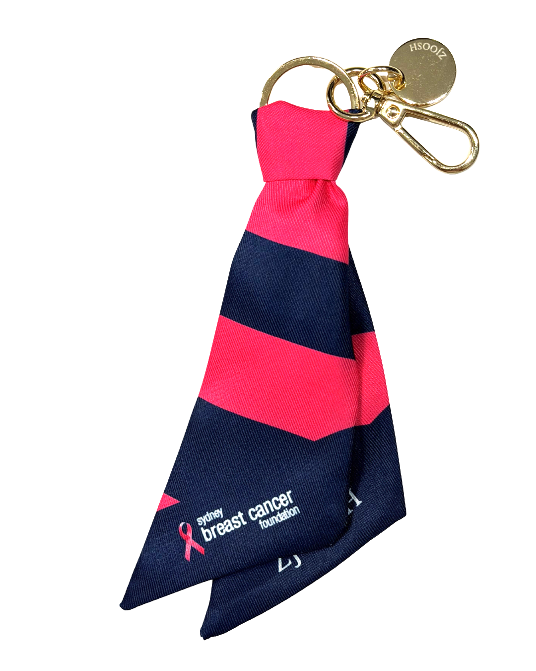 Pink Navy Bag Charm and Key Ring