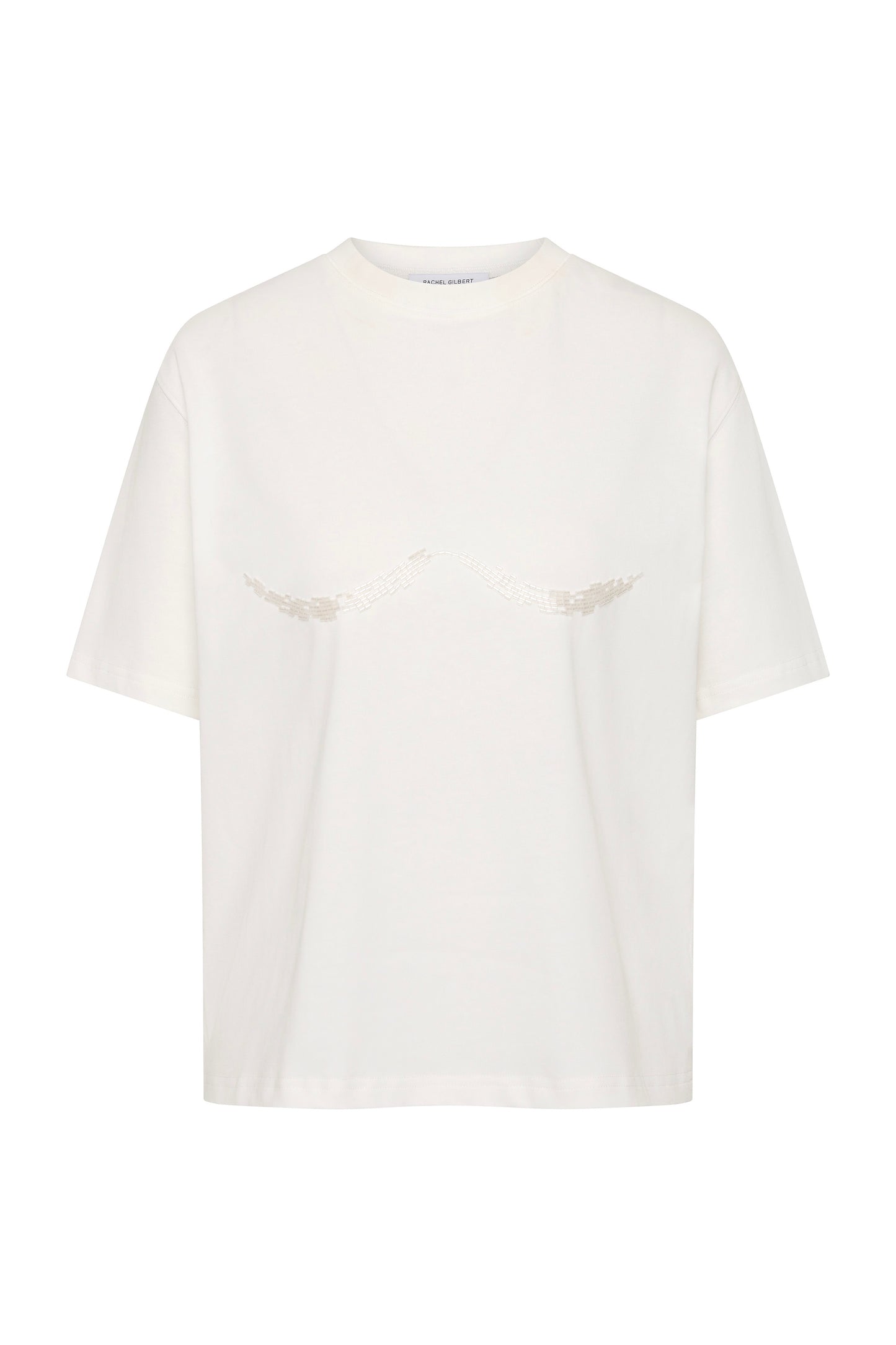 Rachel Gilbert X SBCF T-shirt - Clear Beading