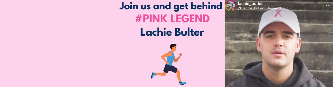 Support Lachie's 100km Run for Breast Cancer